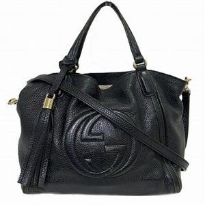 Gucci Soho Black Leather shoulder